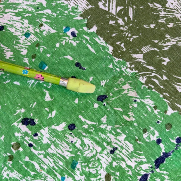 Vintage Lee Joffa hand printed fabric piece - Picture 13 of 15